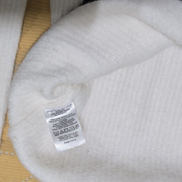 Women's Ann Taylor Factory Ivory Sweater Size L - Picture 5 of 7